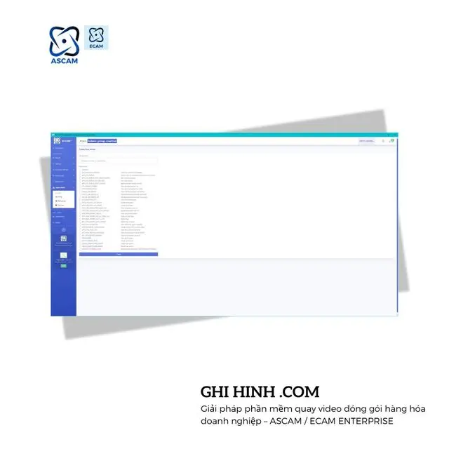 Bảo mật phân quyền truy cập ASCAM