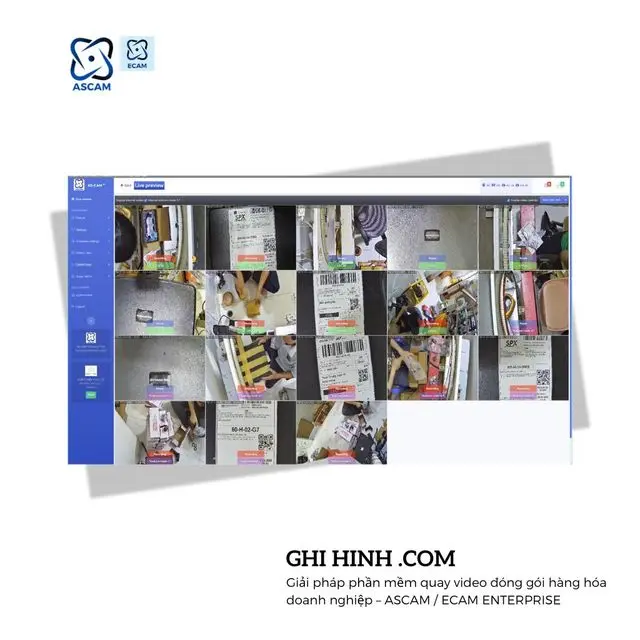 Giám sát đa camera trực tuyến ASCAM